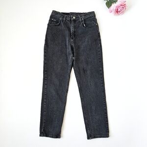 Y2K Riders Denim Charcoal Gray High Rise Jeans Straight Leg 90's Classic Denim